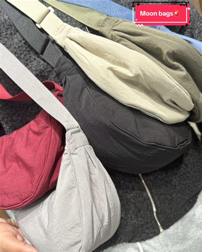 Stylish Moon Bags Available in Six Colors