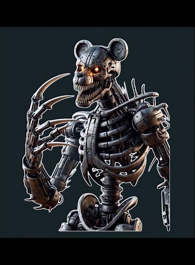 Realistic Nightmare Endo from Fnaf