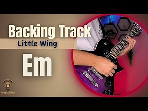 Jimi Hendrix Style - Little Wing Guitar Backing Track in E Minor 70bpm