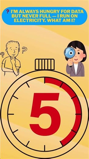 Always hungry for data but never full — I run on electricity” Can YOU Guess It ⚡🤔 | Guess If You Can