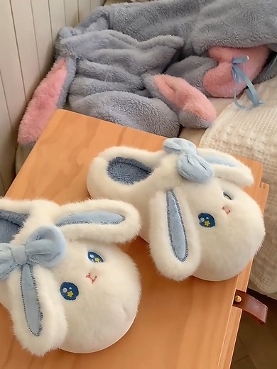 8.7K views · 395 reactions | OMG these are so cute!! Kawaii Bunny Furry Slippers DM for link #bunny #bunnyslippers #homewear #rabbit #rabbitslippers #cute #kawaii | SpreePicky | Facebook