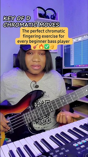 10K views · 321 reactions | The perfect chromatic fingering exercise for every beginner bass player ✅ #bassguitar #bassplayer #bass #basslessons #bassguitarlessons #bassist #viral #meta | BassLady | Facebook