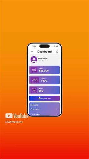 SwiftUI Side Menu & Dashboard App: Create Smooth Animations