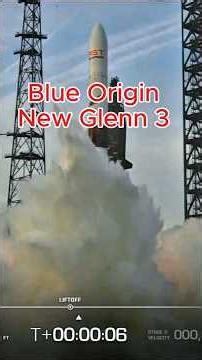 3rd Blue Origin New Glenn Launch, 2nd Landing, Payload Failure 🚀