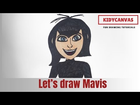 How to Draw Mavis from Hotel Transylvania ✏️ | Easy Step-by-Step Drawing Tutorial for Fans!