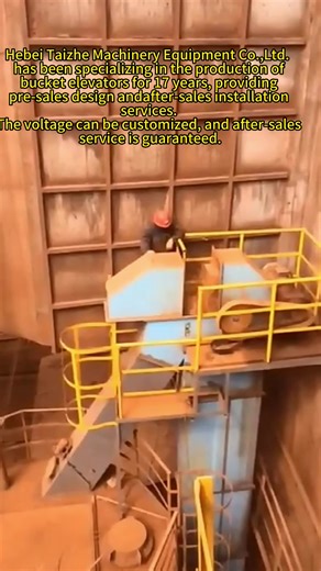 High Capacity Cement Carbon Steel Vertical Bucket Elevator for Mining Industry