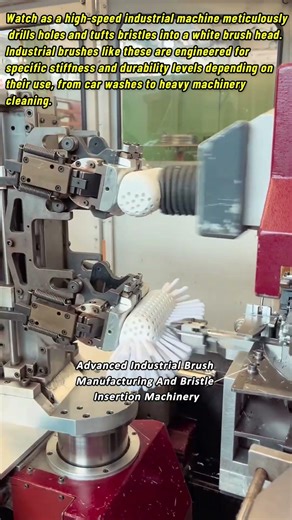 Advanced Industrial Brush Manufacturing And Bristle Insertion Machinery