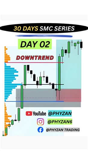 PhyZan on Instagram: "30Days series 02/30. In this video we will learn about downtrend , downtrend pullback , Liquidity and Bos. #trading #stockmarket #forextrading #TrendTrading #forex"