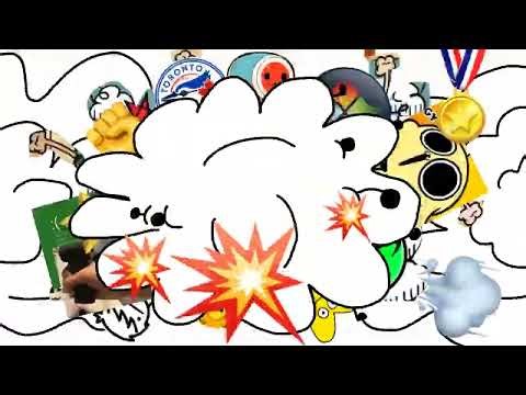 cartoon fight cloud (more fight clouds + too much people)