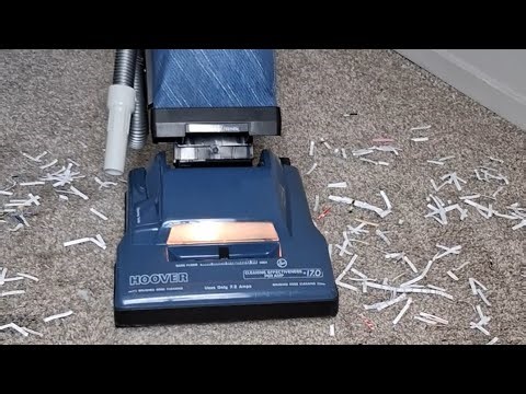 Hoover Elite U4717-930 (1994) Upright Vacuum Cleaner - Overview & Demonstration 