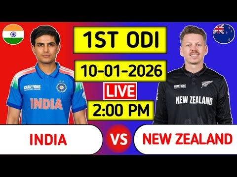 India Vs New Zealand 1st ODI Live Score - Part 2