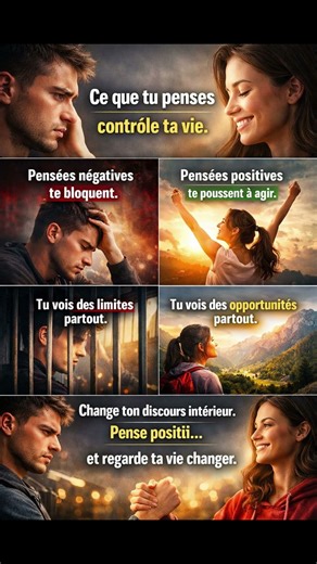 Une seule pensée peut changer toute ta vie