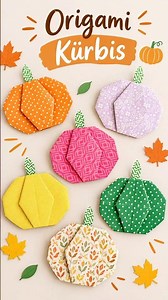 🎃 How to fold an origami pumpkin | Simple Halloween craft idea