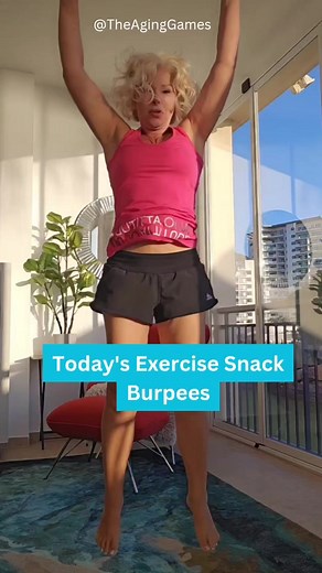 💪 Today's Exercise Snack: Burpees - Love Them or Hate Them, They're a Great Exercise! 💦 Let's talk about burpees! Whether you love them or hate them, there's no denying that they are a fantastic exercise for a full-body workout. 💪💦 Burpees are like the versatile superheroes of exercises – they engage multiple muscle groups, get your heart rate pumping, and torch calories in a short amount of time. They're a true test of strength, endurance, and mental resilience. 🦸‍♀️✨ But let's be real, bu