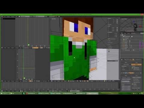 Timy's Blender Minecraft Rig v4 Release + Tutorial