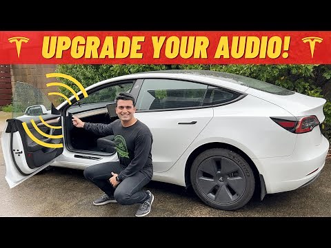NEW Premium Audio Upgrade for Tesla Model 3 (Hansshow DIY Kit RHD) Installation + Review