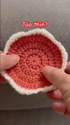 1 Layer vs 2 Layers (Huge Difference!) #crochet #crochettips