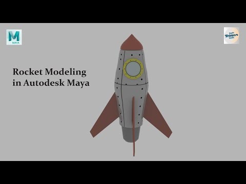 “Autodesk Maya Rocket Model Tutorial | 3D Modeling for Beginners”