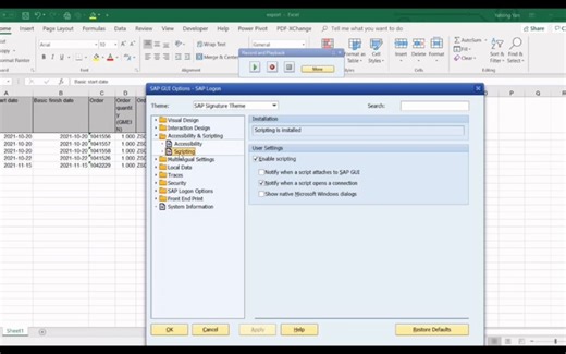 SAP自动化-SAP 脚本录制功能结合Power Automate Destop自动化流程