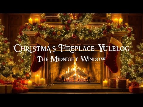 Christmas Fireplace Yule Log 4K 🎄✨ | Relaxing Holiday Ambience & Soft Crackling
