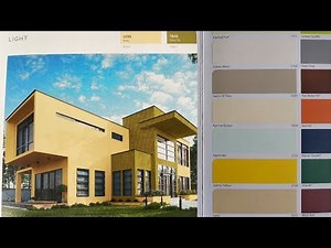 ASIAN PAINTS Exterior colour combinations with colour codes and colour name