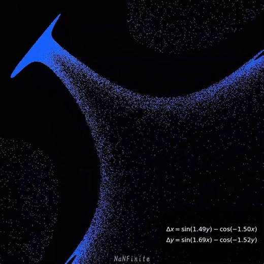 Experimenting with particle simulation as fluid geometry ♾️🖥️ #shorts #simulation