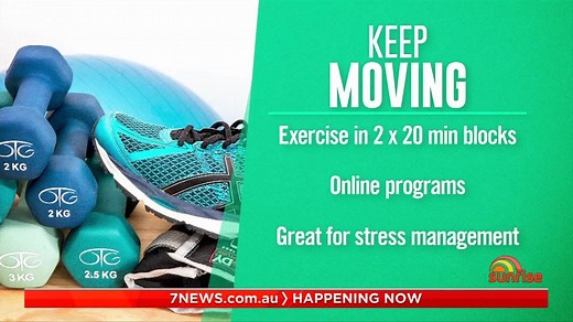 18K views · 34 reactions | The CSIRO is offering help to adjust to the new way of living during this COVID-19 crisis, including good nutrition, exercise and maintaining our mental health. | Sunrise | Facebook