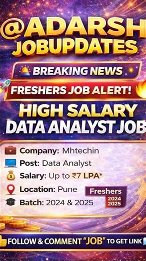Freshers Hiring in Pune #job
