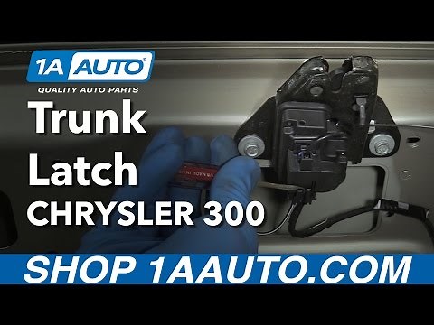How to Replace Trunk Latch 05-07 Chrysler 300