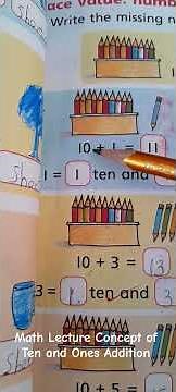 Math Lecture Concept of Ten and Ones Addition