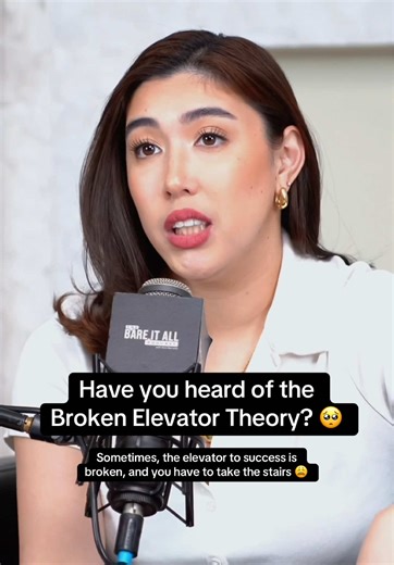 Not all success comes easy. Sometimes the elevator breaks, and the stairs teach you patience, grit, and strength. 💪 #fyp #TheBareItAllPodcast #podcastph #pinoypodcast #lifelessons — Disclaimer: This clip is just a snippet of the full episode and should not be taken as a statement on other issues related to the topic. For a complete understanding, please listen to the full episode.