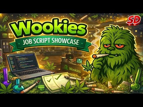 (FiveM) Wookies Job Script Showcase! Advanced Weed Shop Job Script! ESX/QBCORE/QBOX