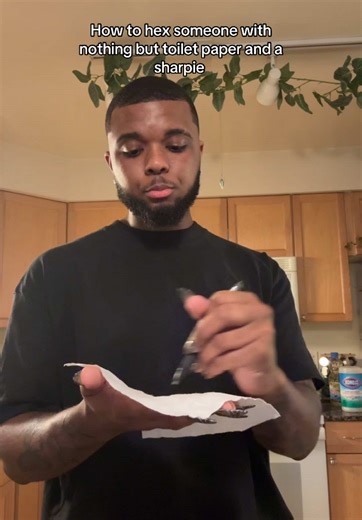 How to Hex Someone with Toilet Paper and a Sharpie