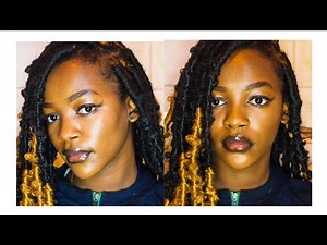 how to install crochet butterfly locs/distressed locs