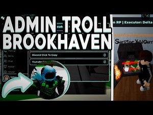 [ADMIN] Brookhaven RP SCRIPT - Troll Admin, Unlock Vip Gamepass! (Mobile & PC) PASTEBIN 2024
