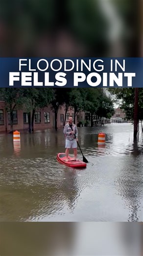 Elizabeth Worthington was down in Fells Point today to check out the impacts from Debby. | WMAR-2 News Baltimore