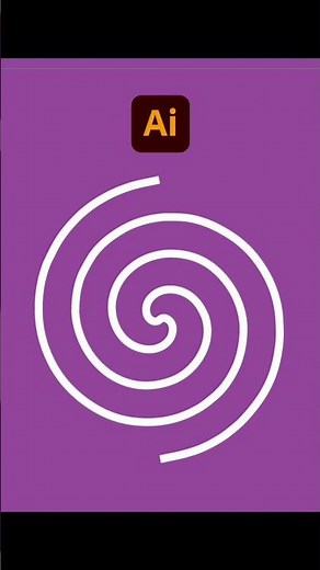 How to Create a Spiral Design in Adobe Illustrator | Illustrator Tutorial