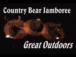 Country Bears Jamboree Vacation "Great Outdoors" Disneyland 2001