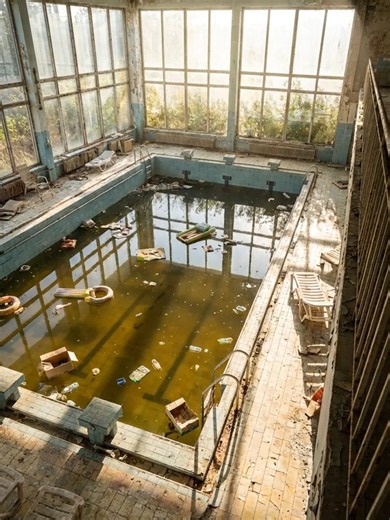 Abandoned indoor pool transformed into a luxury resort! 🤢➡️🏊‍♂️ The crystal clear water at the end is everything! 💦✨ #PoolRestoration #CleaningTikTok #SatisfyingVideo #Transformation #AbandonedPlaces