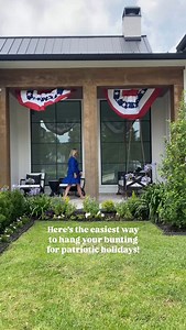 5K reactions · 335 shares |  C0mment FLAG for details on my tried & true method for hanging your bunting or flags for patriotic holidays! These spring loaded closure hooks can be hand screwed directly into your wooden beams and the flags won’t fly off - even in intense wind! #memorialday #laborday #july4th #4thofjuly #flagday #veteransday #independenceday | Triple C Farmhouse | Facebook