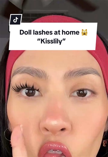 Doll style lashes are so pretty❣️How to apply cluster lashes for beginners🙌🏻 #HolidayHaul #kisslilylashes #kisslilyfairy #clusterlashes #lashestutorial @Kisslily