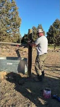 Replacing a Rotten Fence Post