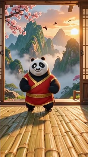 🐼🔥 Kung Fu Panda Dance with the Lady Fox 🦊✨