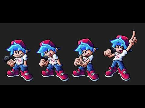 FNF Dynalites: Boyfriend/Skater Sprite Preview