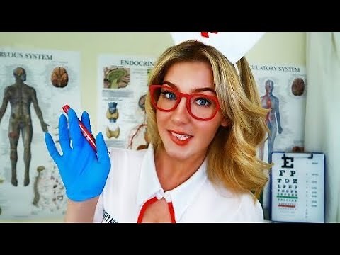 ASMR THE AMUSINGLY INAPPROPRIATE NURSE | Medical Examination