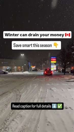Namaste Canada 🇨🇦 on Instagram: "❄️ Best Winter Saving Tips That Will Save You A LOT of Money Winter expenses rise fast, but these tips can help you cut costs and save more: 1️⃣ Cook at home instead of eating out 2️⃣ Use public transport and avoid extra travel 3️⃣ Turn off heaters when not needed to reduce bills 4️⃣ Buy winter clothes from thrift stores or sales 5️⃣ Use student discounts and cashback apps 6️⃣ Plan grocery shopping and avoid impulse buying 7️⃣ Cancel unused subscriptions and ap