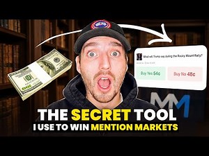This One Tool Turned Mention Markets Into Free Money
