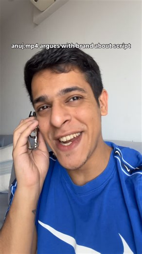 Anuj Gupta on Instagram: "anuj.mp4 argues with brand about script #LetsQuillBot #QuillBotPartner #ad @thequillbot"