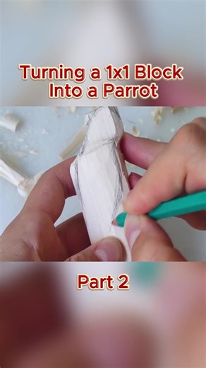 Beginner Whittling: Carving a Parrot from Wood