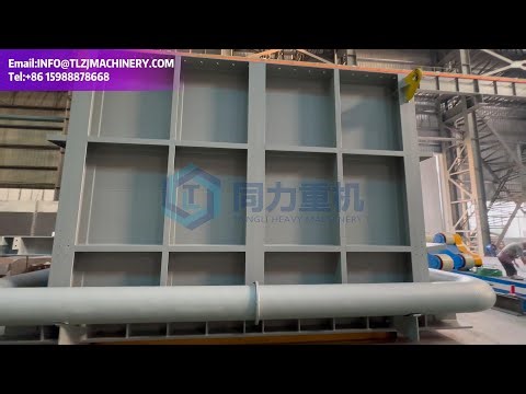 RFK Rotary Kiln Hazardous Waste Incineration: SCC Secondary Combustion Chamber Shipping CE TUV Stand